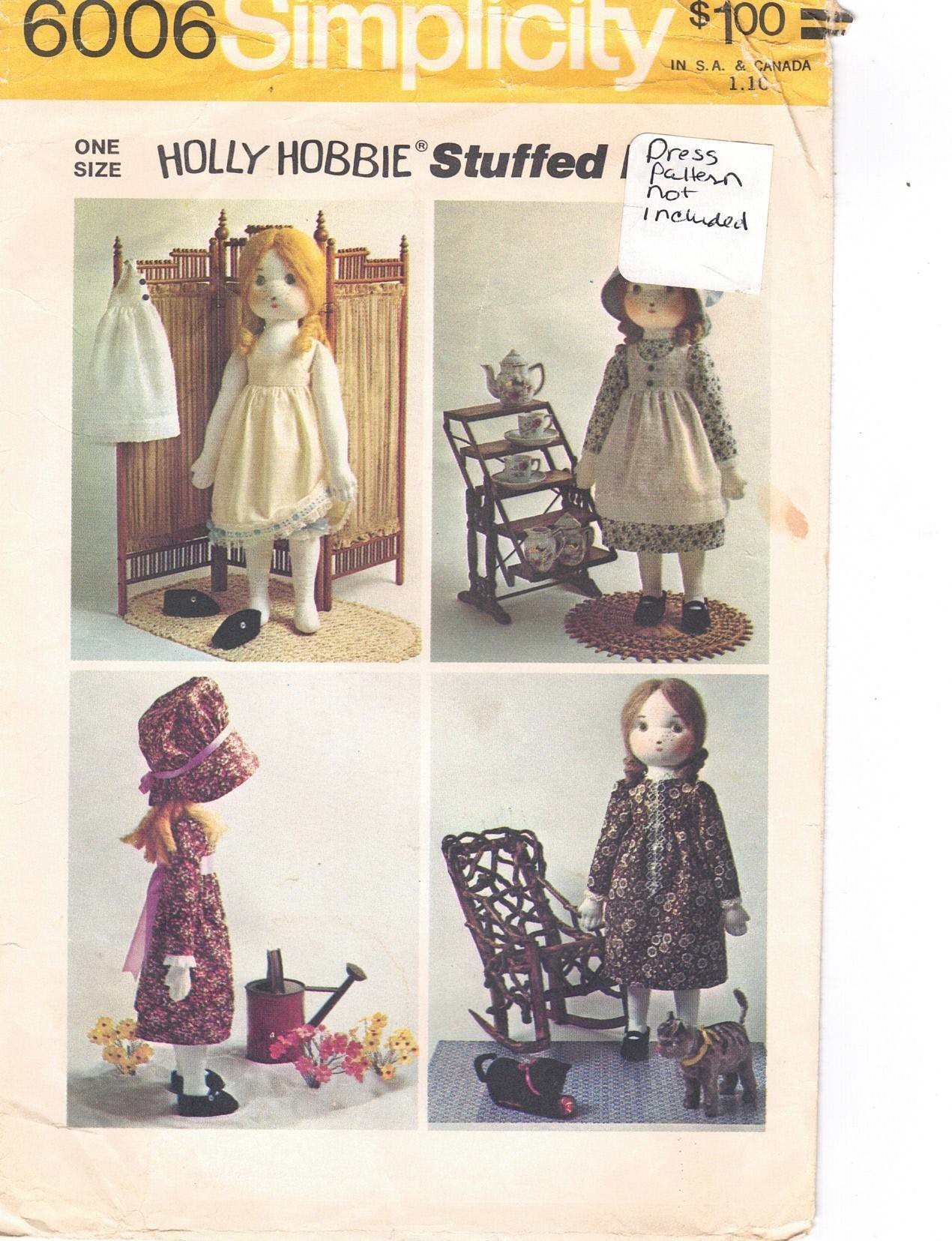 simplicity stuffed doll patterns