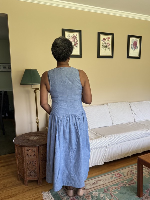 Free Assembly Walmart dress back view