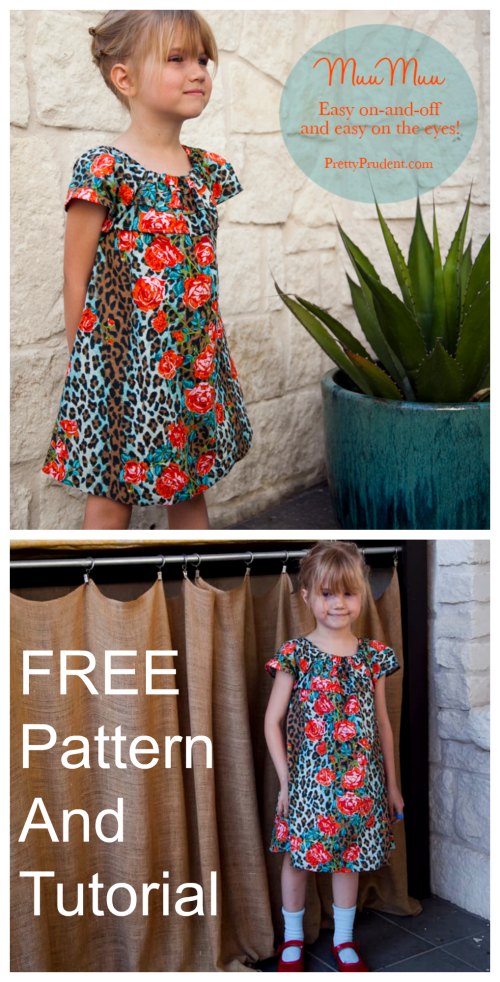 House dress tutorial and free sewing pattern