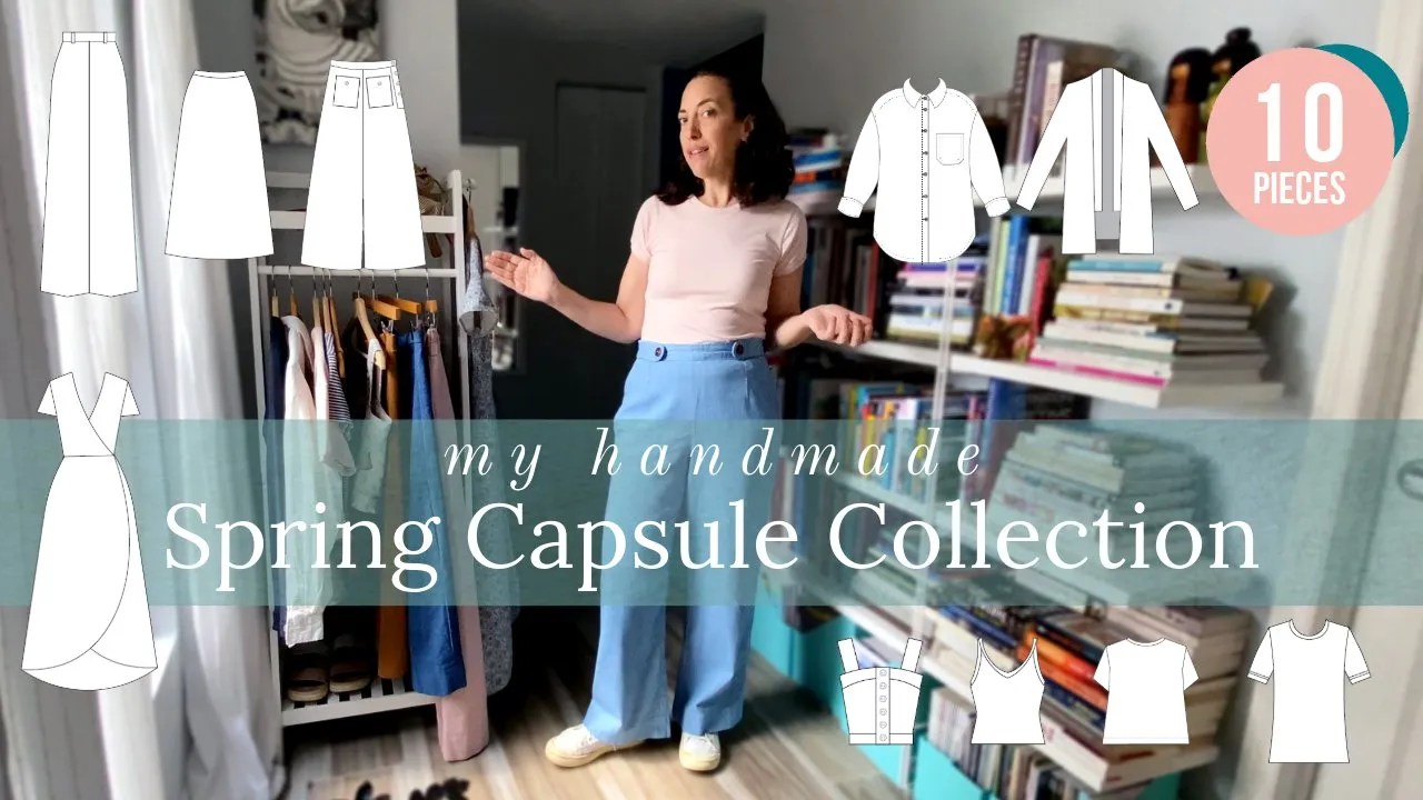 Spring Mini Capsule Collection Sewing Sew Pomona sewing blog Florida shop your closet