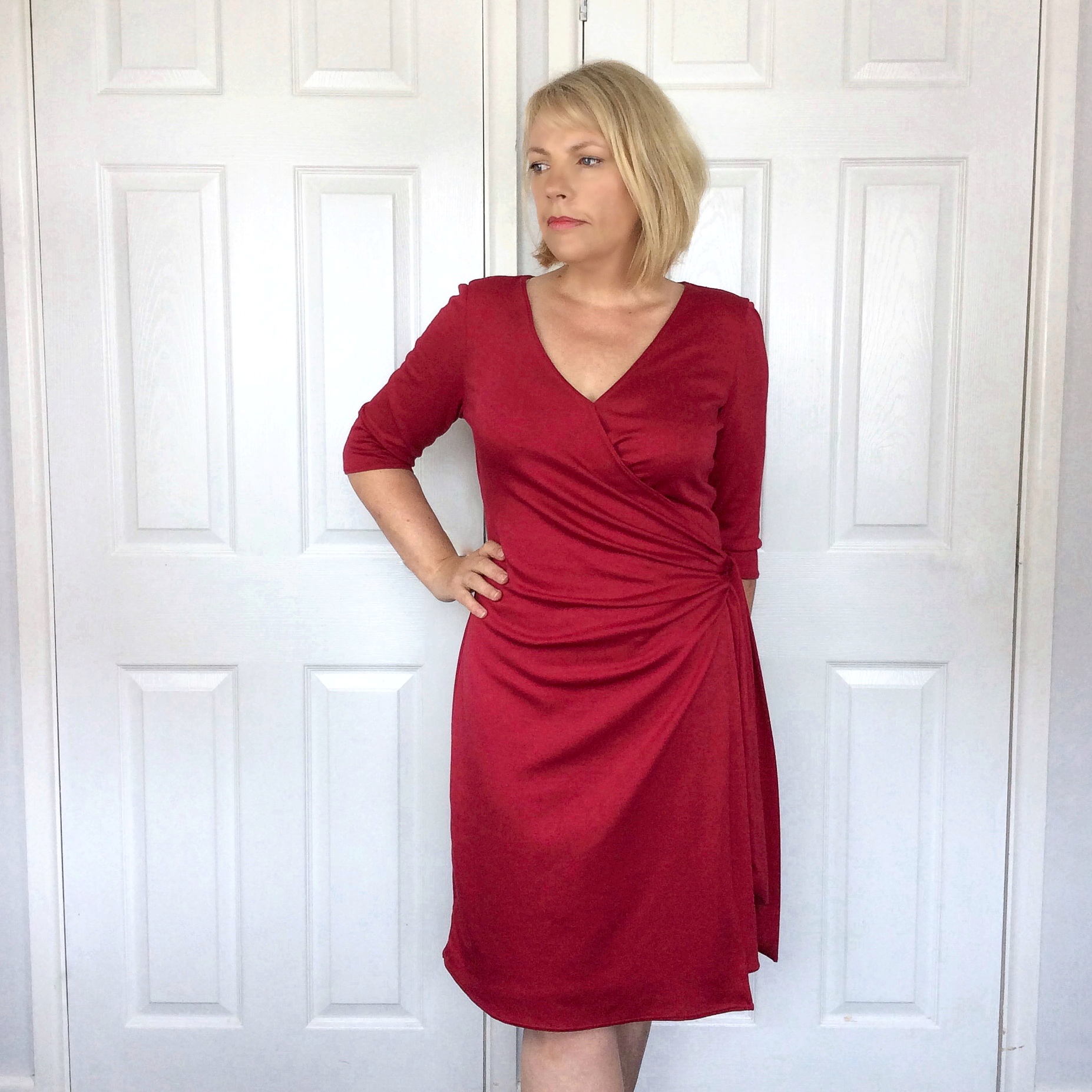 The Va Va Voom Wrap Dress! McCalls M6884