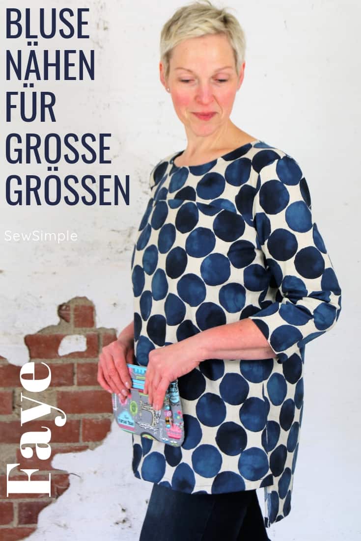 Bluse Nahen Fur Grosse Grossen Schnittmuster Faye Perfekt Fur Anfanger