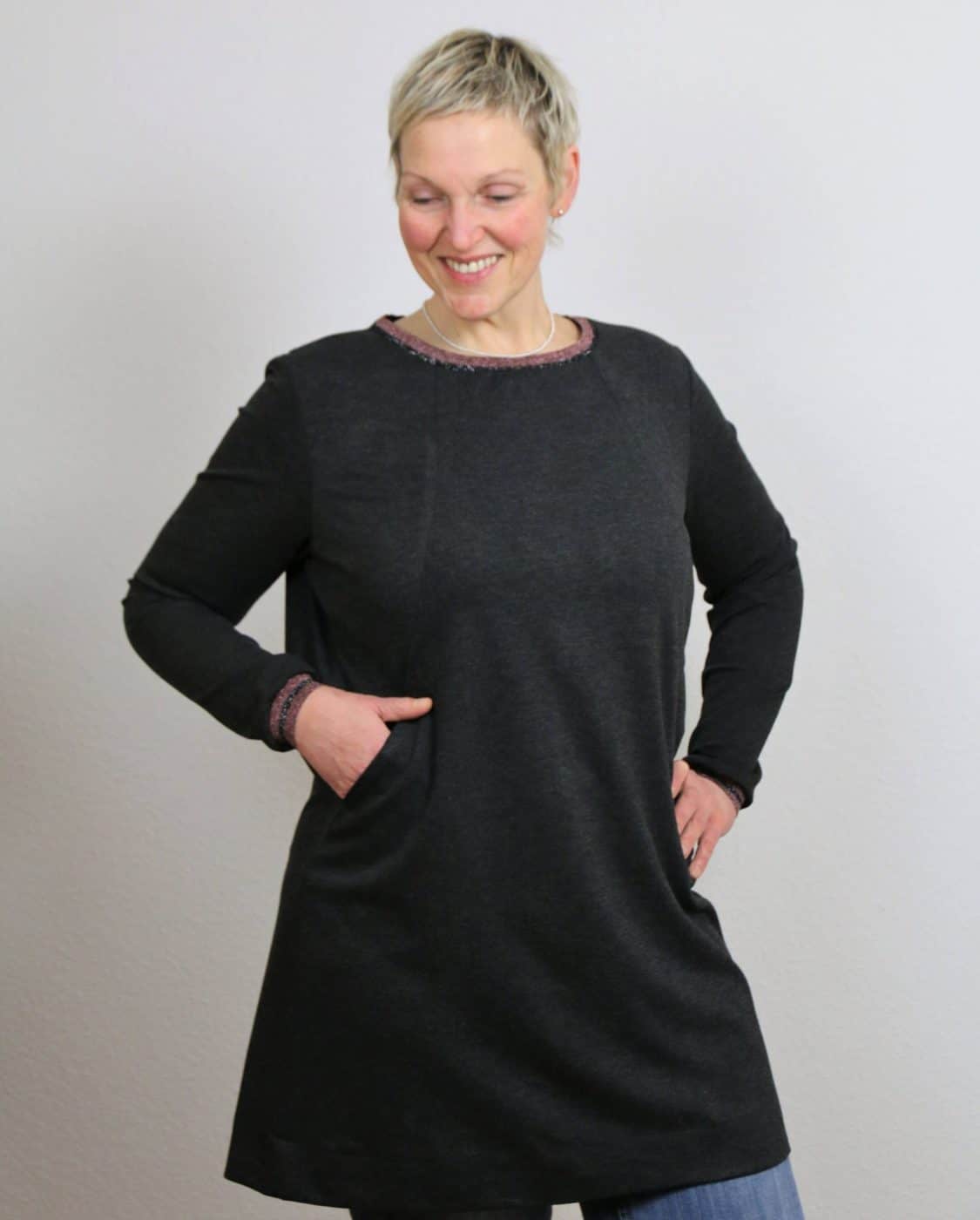 Tunika Kleid Schnittmuster Grosse 32 60 Fur Anfanger