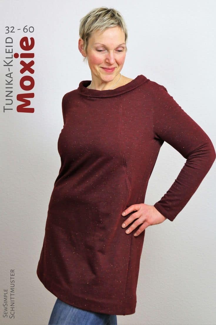 Tunika Kleid Nahen Inkl Grosse Grossen Schnittmuster Anleitung