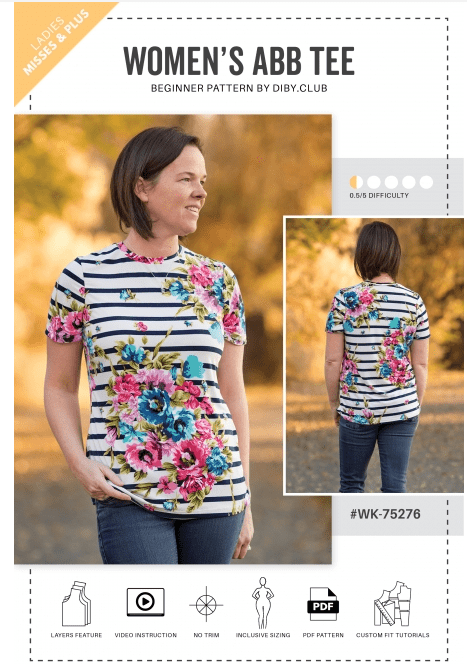 ABB Tee Free Sewing Pattern