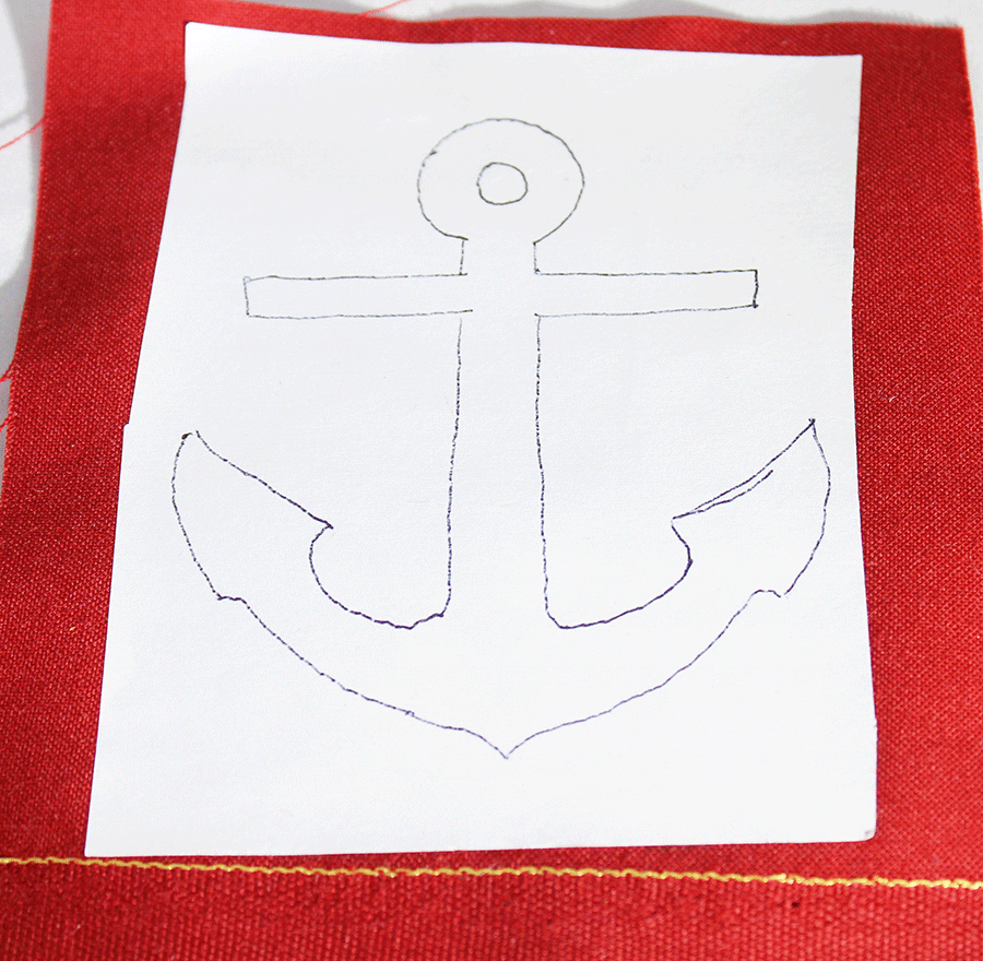 Nautical Zippered Pouch