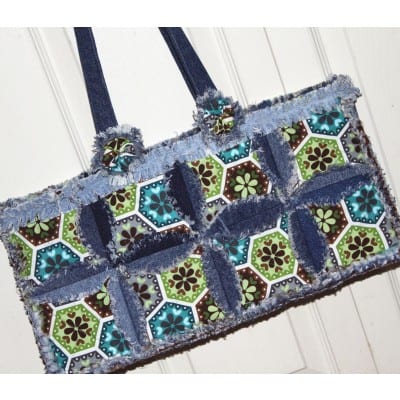 Denim Circle Rag Bag Pattern