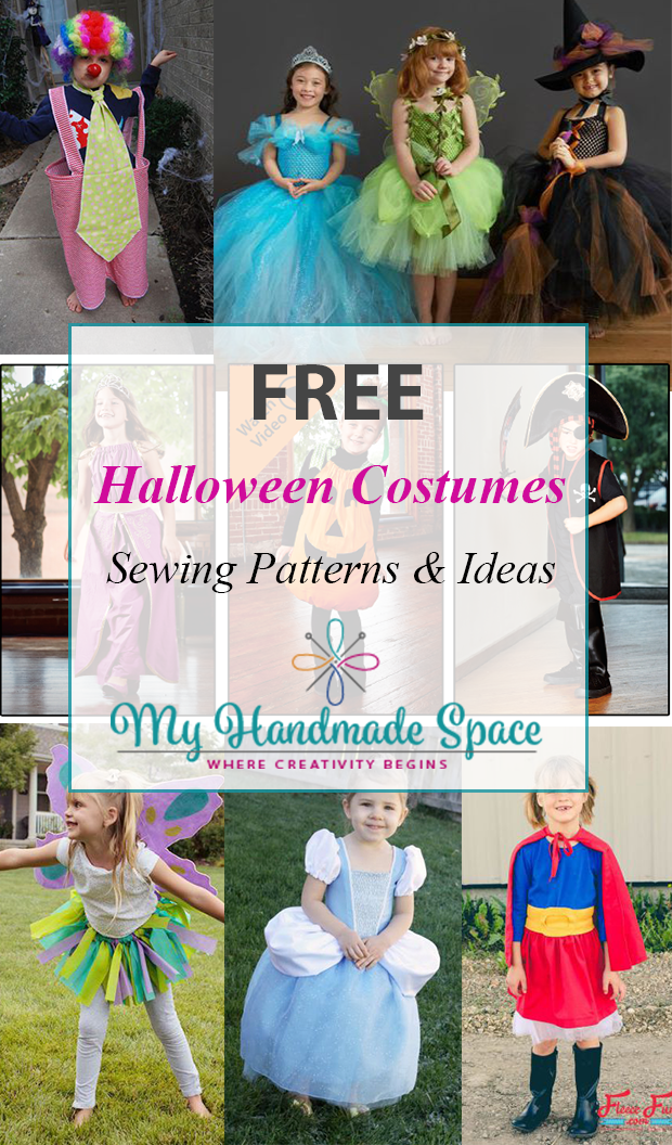 FREE Halloween Costumes Sewing Patterns