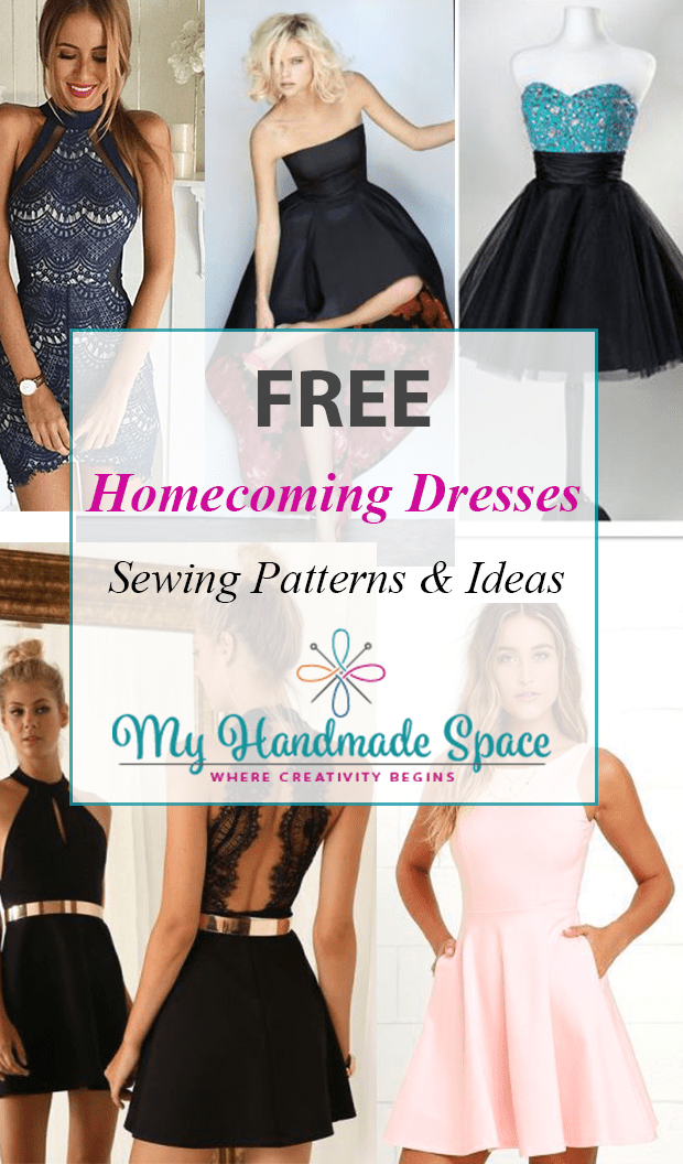 FREE Homecoming Dressess Sewing Patterns