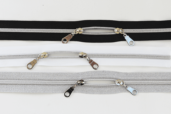 Nylon Metallic Zippers