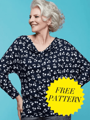 Japanese Top Free Sewing Pattern