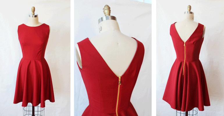 fitted dress pattern free PDF Dress Pattern | Own Your Magic Side Split Dress main image 1