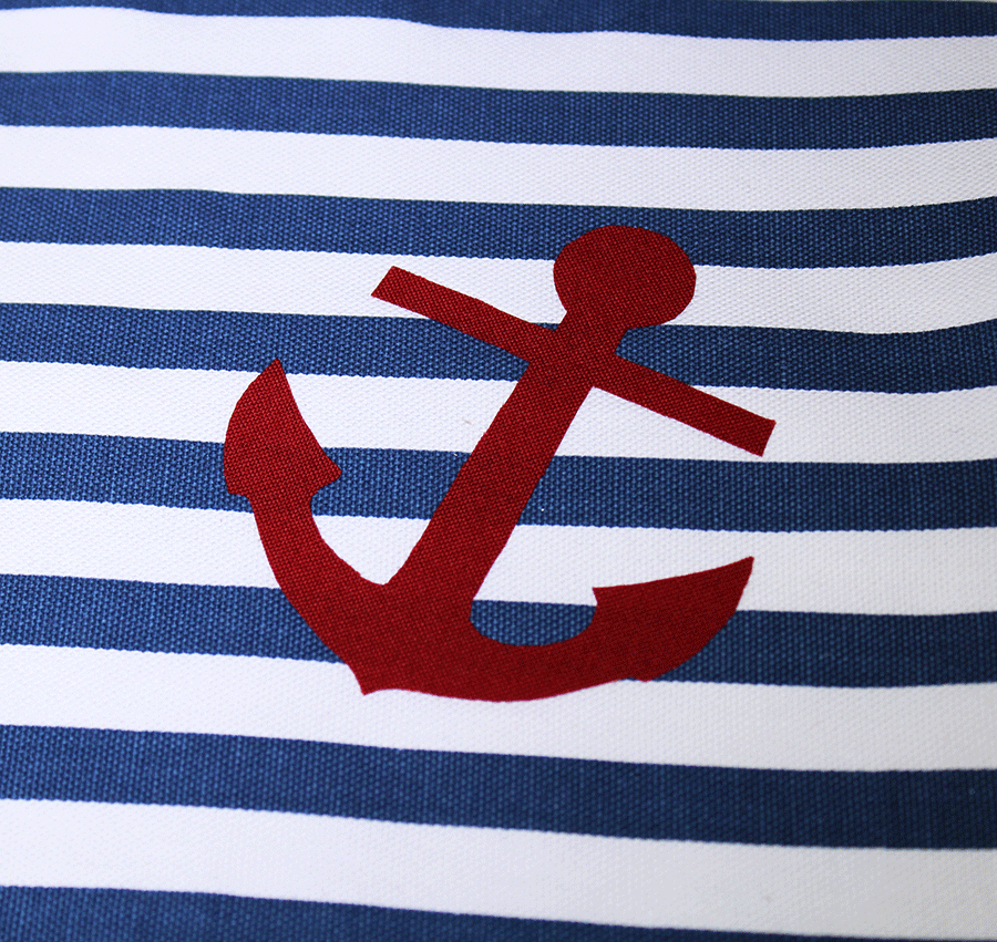Nautical Zippered Pouch