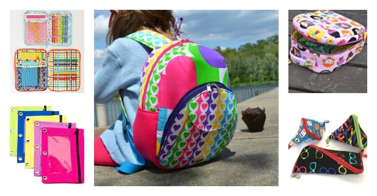 Back to School Sewing Projects - FREE Patterns & Project Ideas