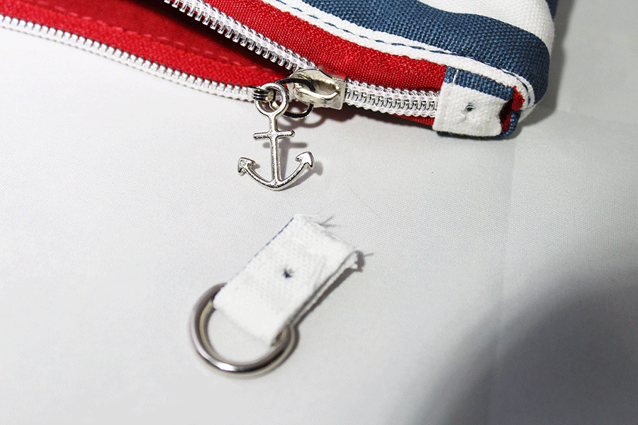 Nautical Zippered Pouch