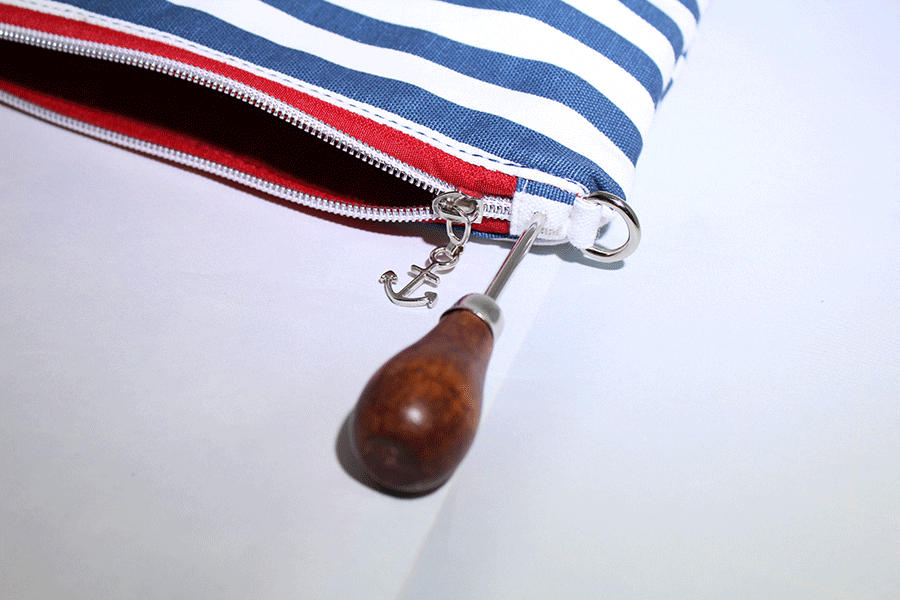 Nautical Zippered Pouch