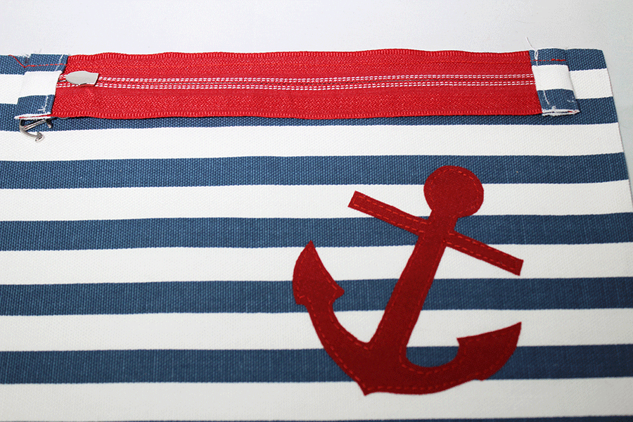 Nautical Zippered Pouch