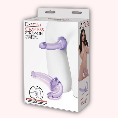 Lux Fetish Strapless Strap-on Purple