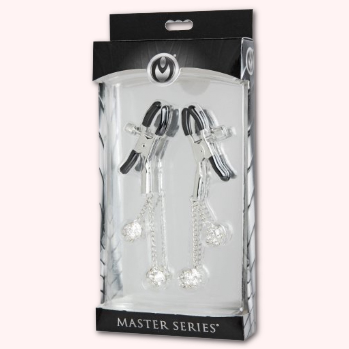 Master Series Ornament Adjustable Nipple Clamps with Jewel Accents