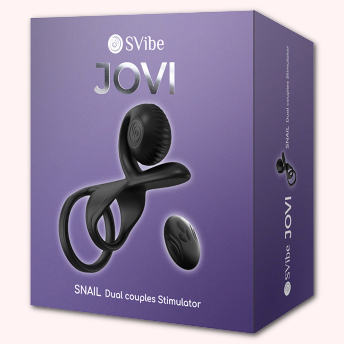 SVibe Snail JOVI Couples Ring Black