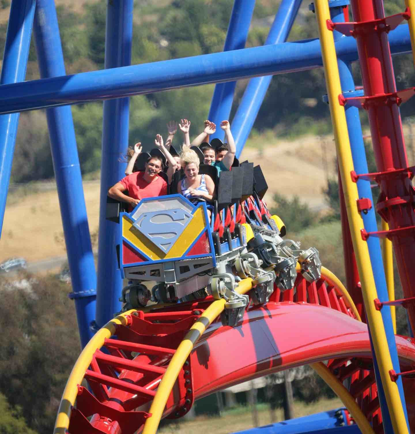 Superman Ultimate Flight Six Flags Discovery Kingdom