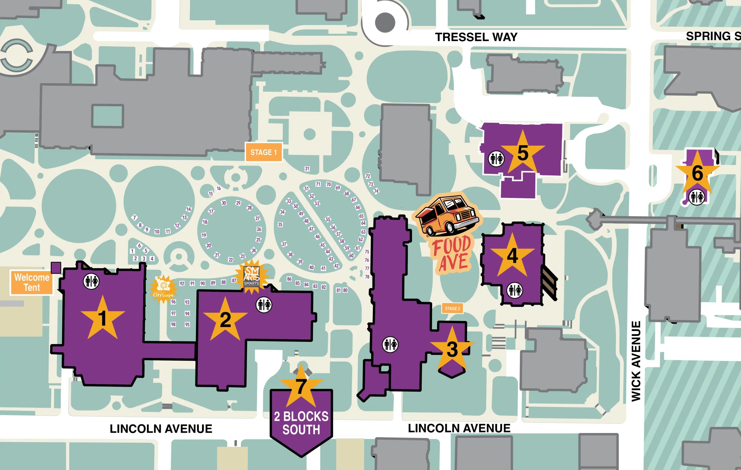 SFA Map Summer Festival Of The Arts WEB Map SFA Comp Scaled.webp