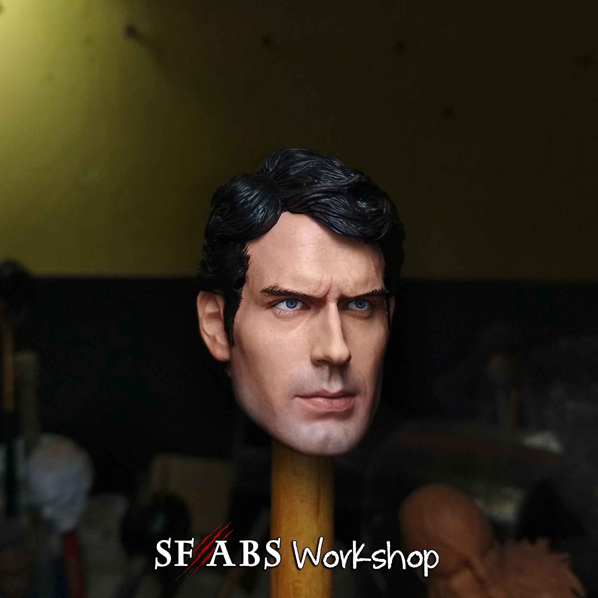 1/6カスタムヘッド　マン・オブ・スティール　クラーク・ケント　スーパーマン Clark Kent Man of Steel | 1/6 Scale - SFABS Workshop