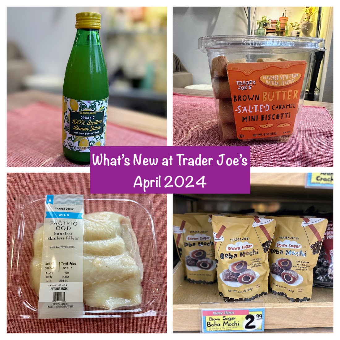 トレジョHaul】Trader Joe's 2024年4月の新商品4点を試してみた