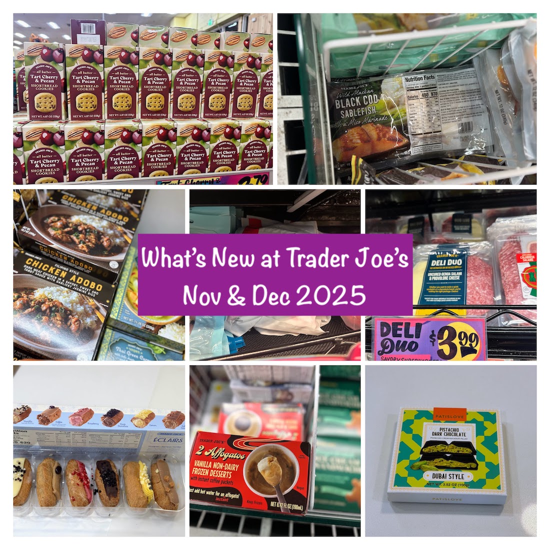 トレジョHaul】Trader Joe's 2025年11・12月の新商品8点を試してみた