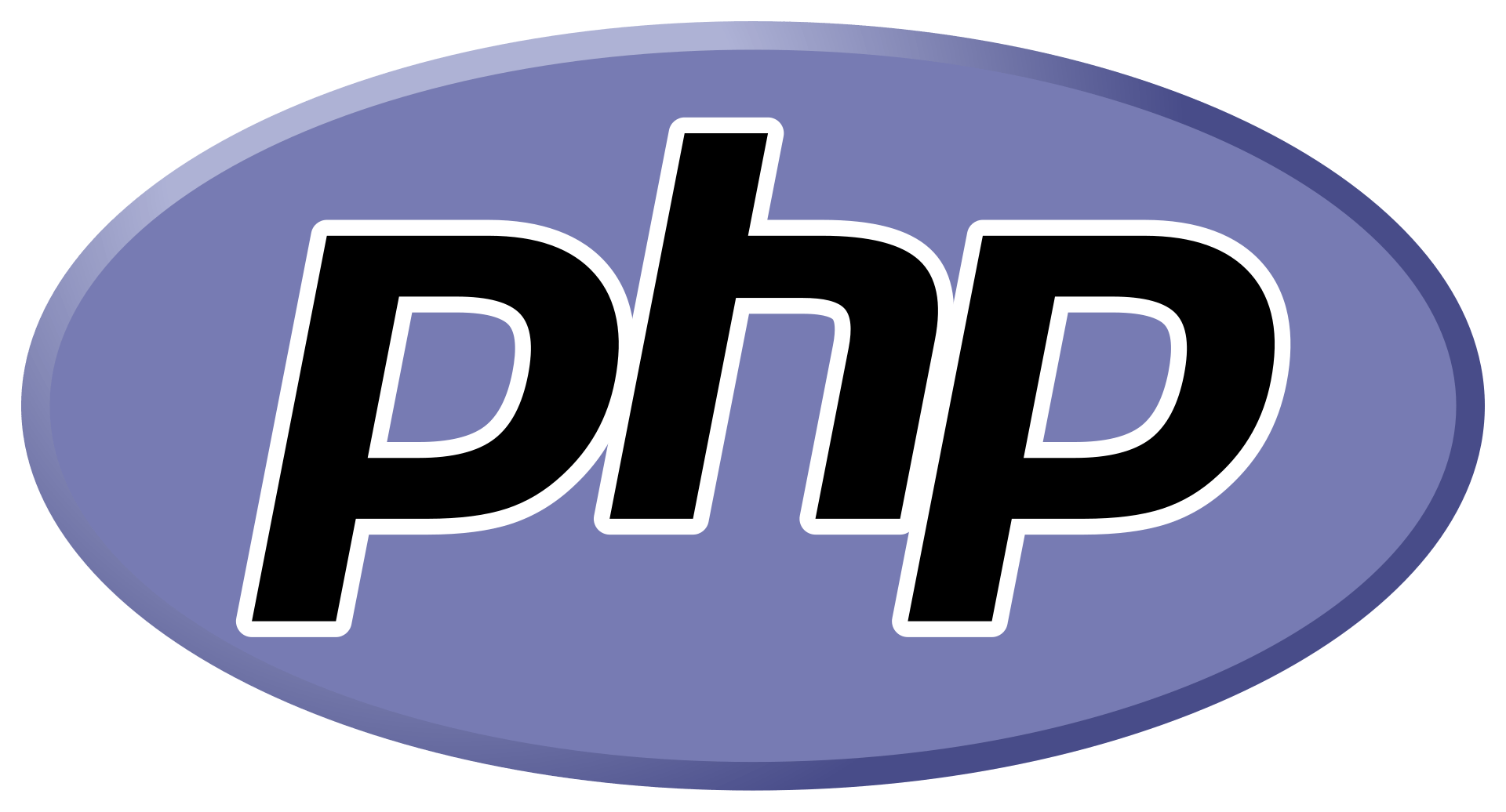 The logo of the PHP programming language