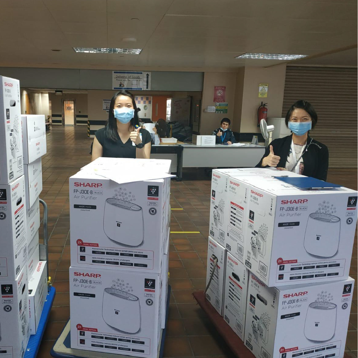 H13 true hepa filter air purifier. Sharp Contributes To The Fight Against Covid 19 With 100 Units Of Plasmacluster Technology Air Purifiers Donated To 5 Hospitals In Singapore Sharp Singapore