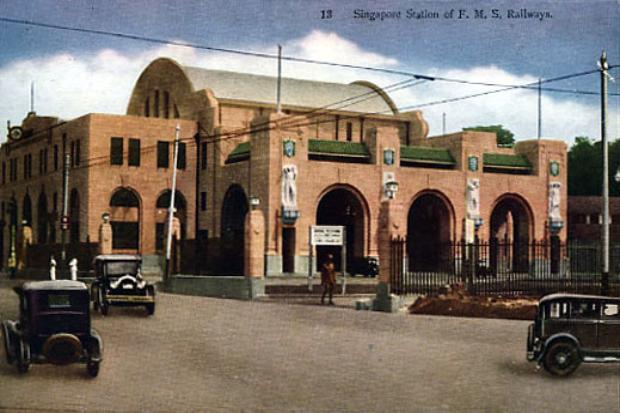 The grand looking train station in 1903
