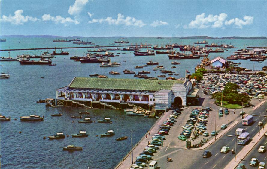 The bustling Clifford pier in 60s