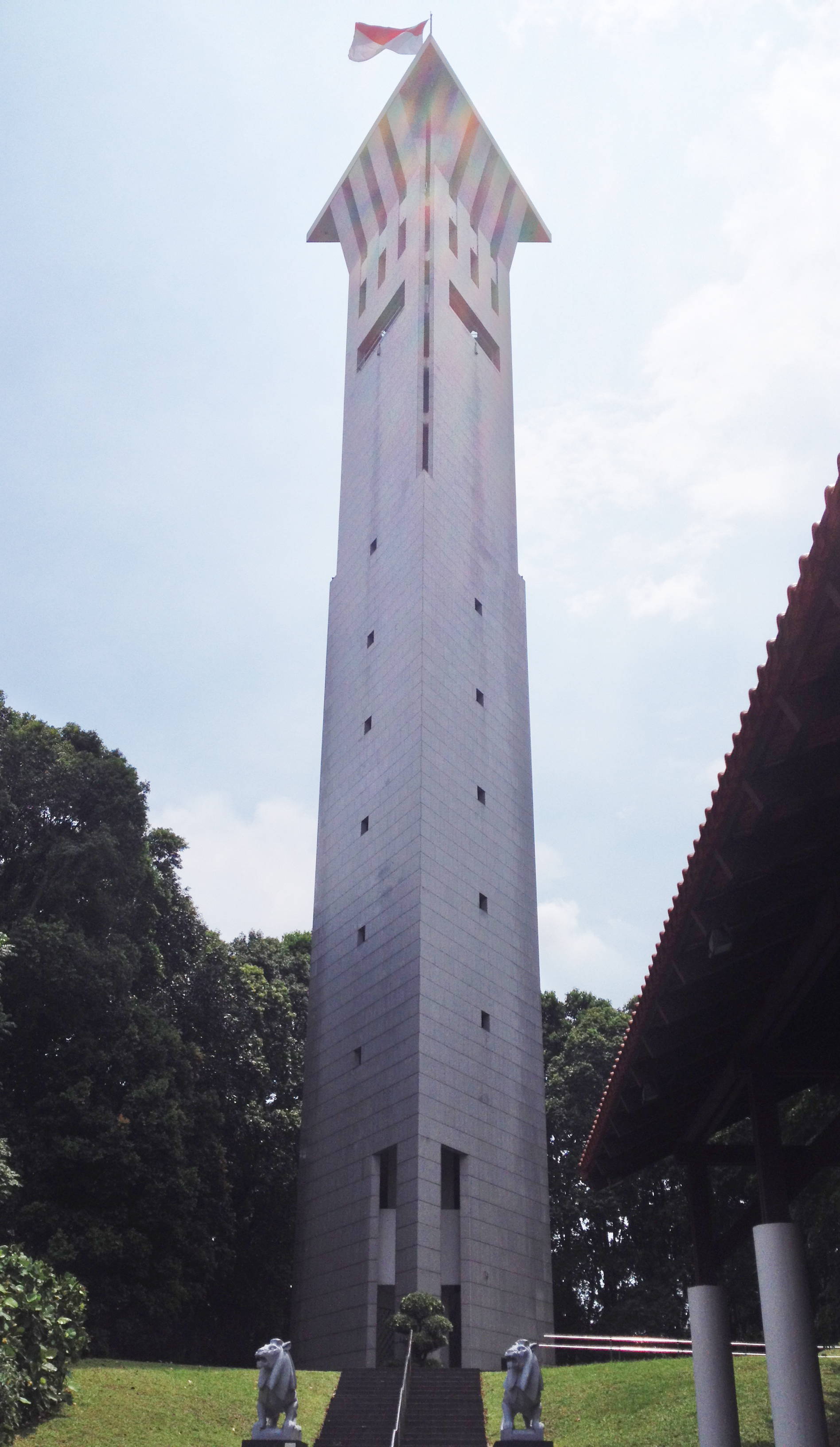 The lions at SAFTI Military Institute