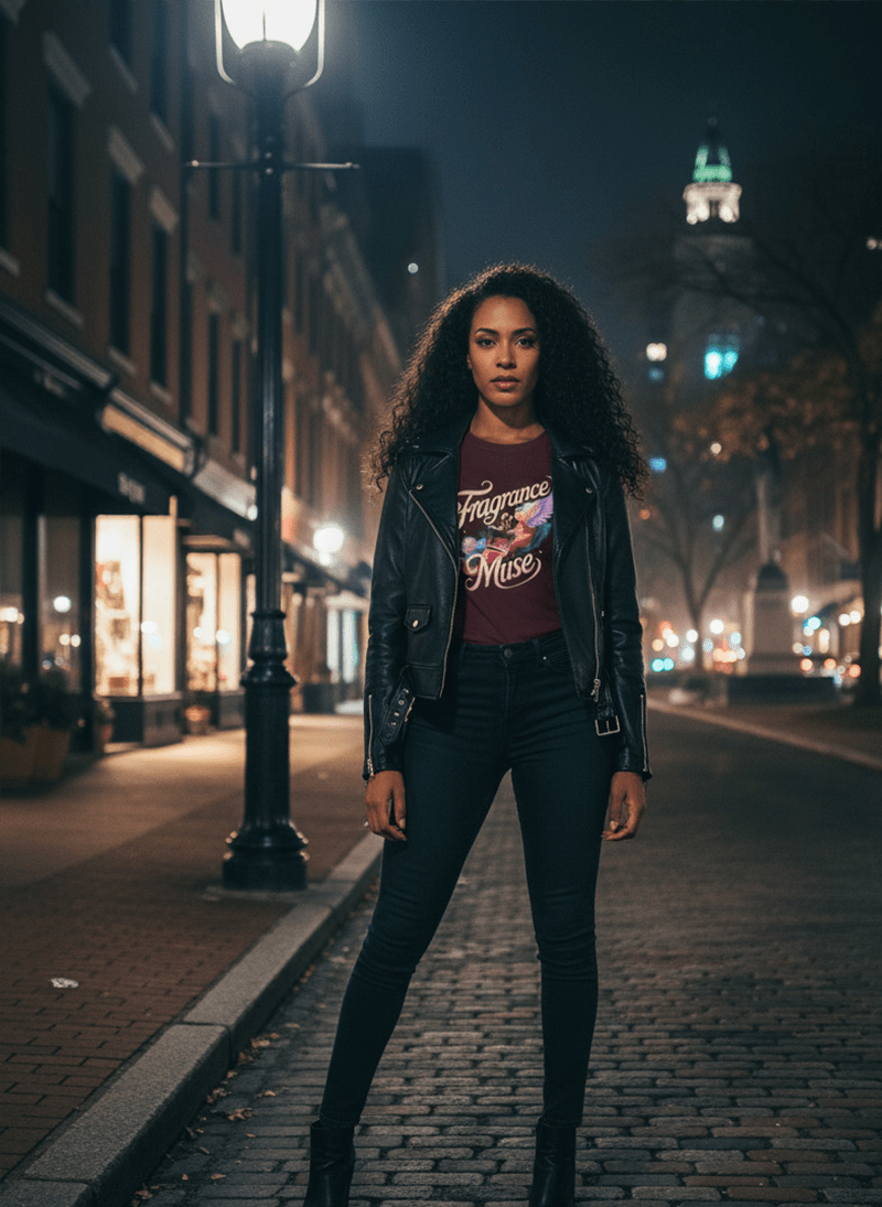 Fragrance Muse – Iconic Flow Tee Model