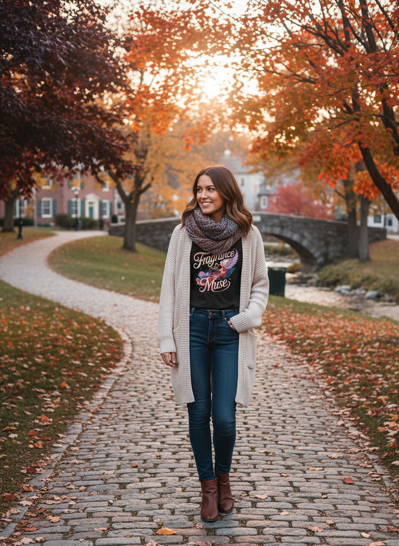 Fragrance Muse – Iconic Flow Tee Fall Day