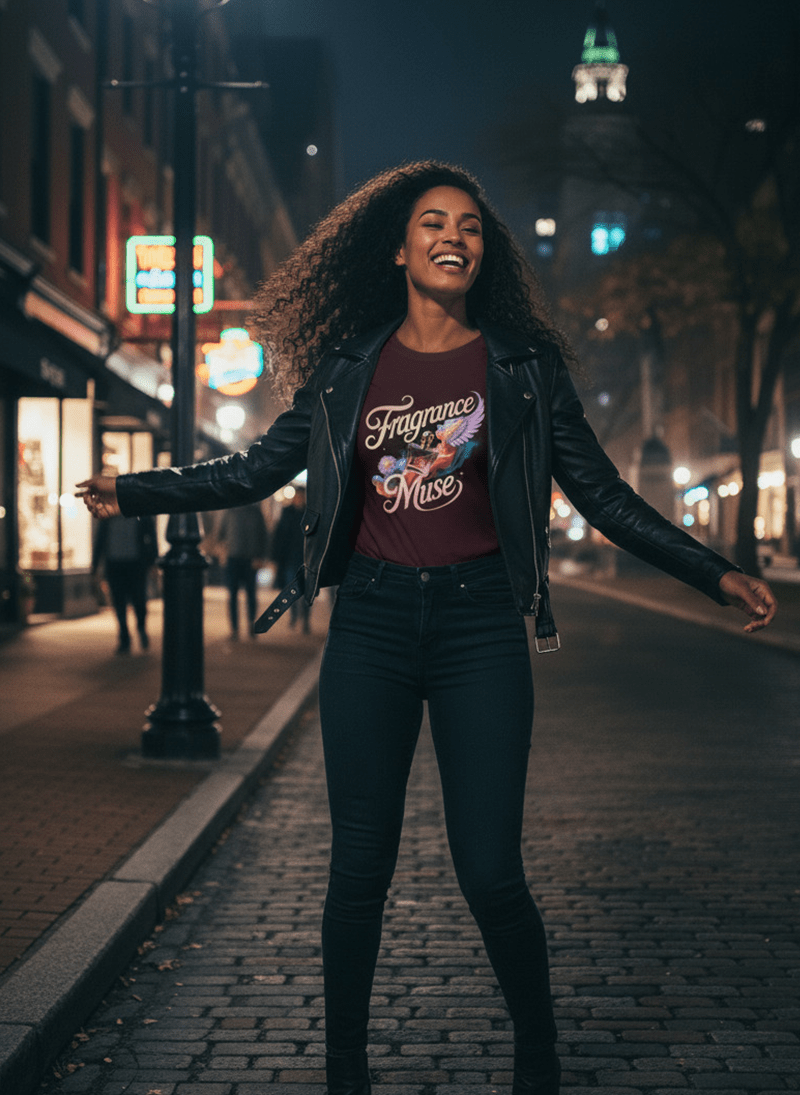 Fragrance Muse – Iconic Flow Tee Having Fun