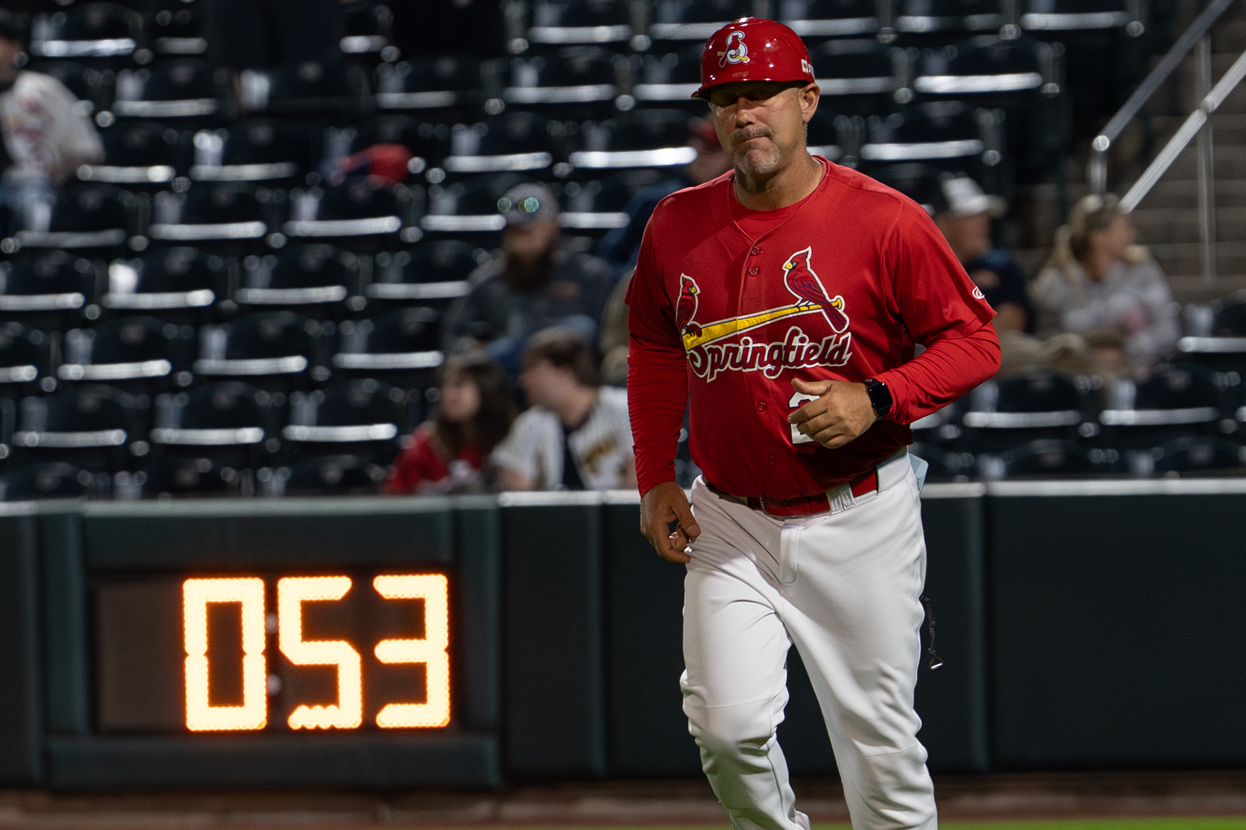 New Springfield Cardinals manager Patrick Anderson leans on