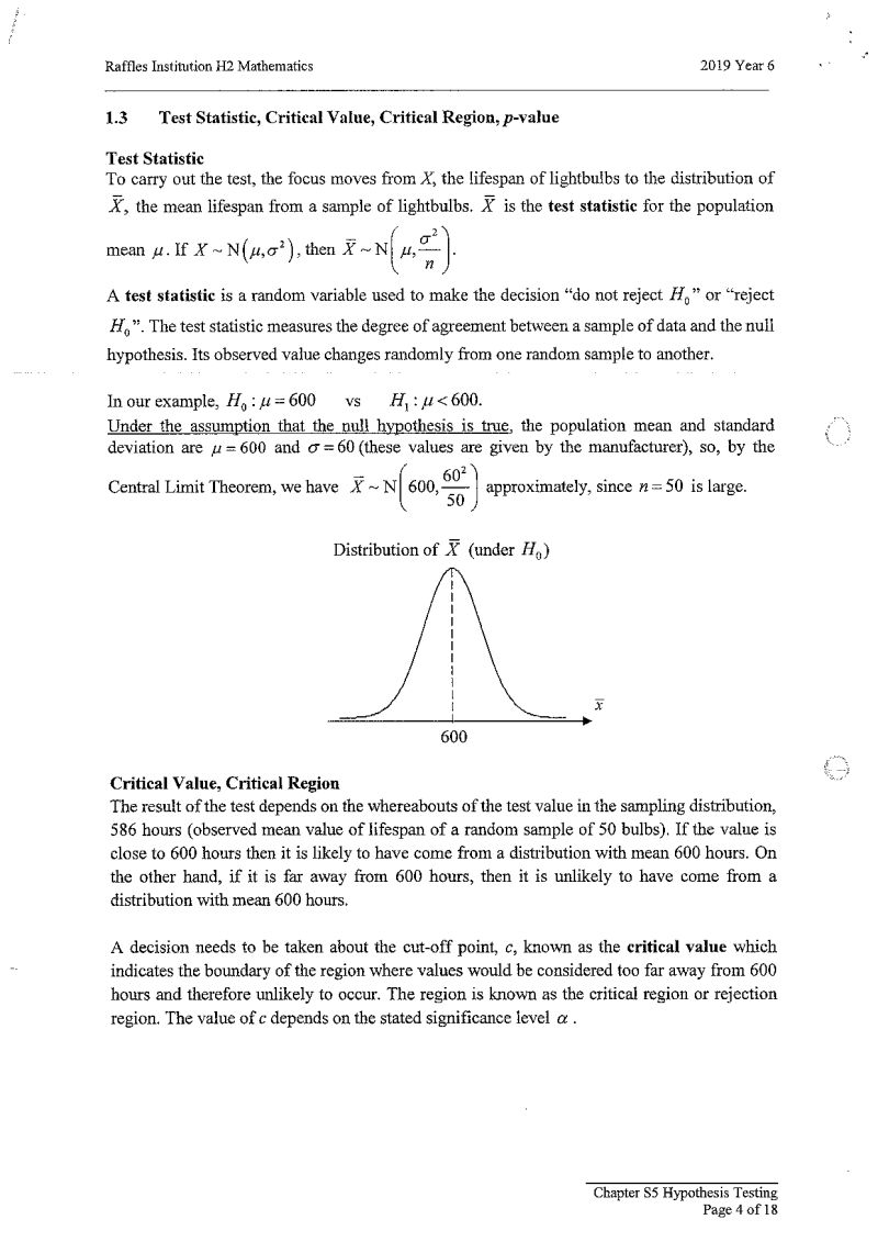 2018 2019 Rjc H2 Math A Level Revision Package Jc1 Jc2 Study - Download Professional Light Image | Desktop