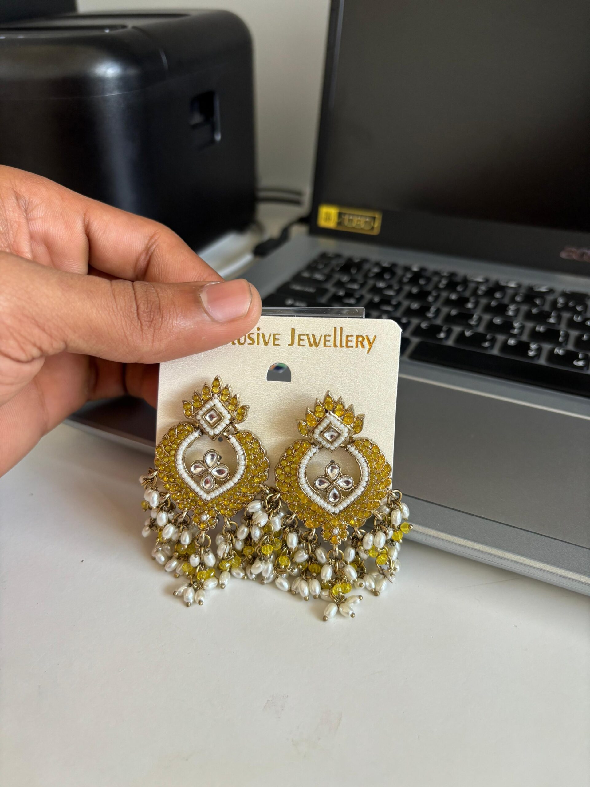 KUNDAN EARINGS