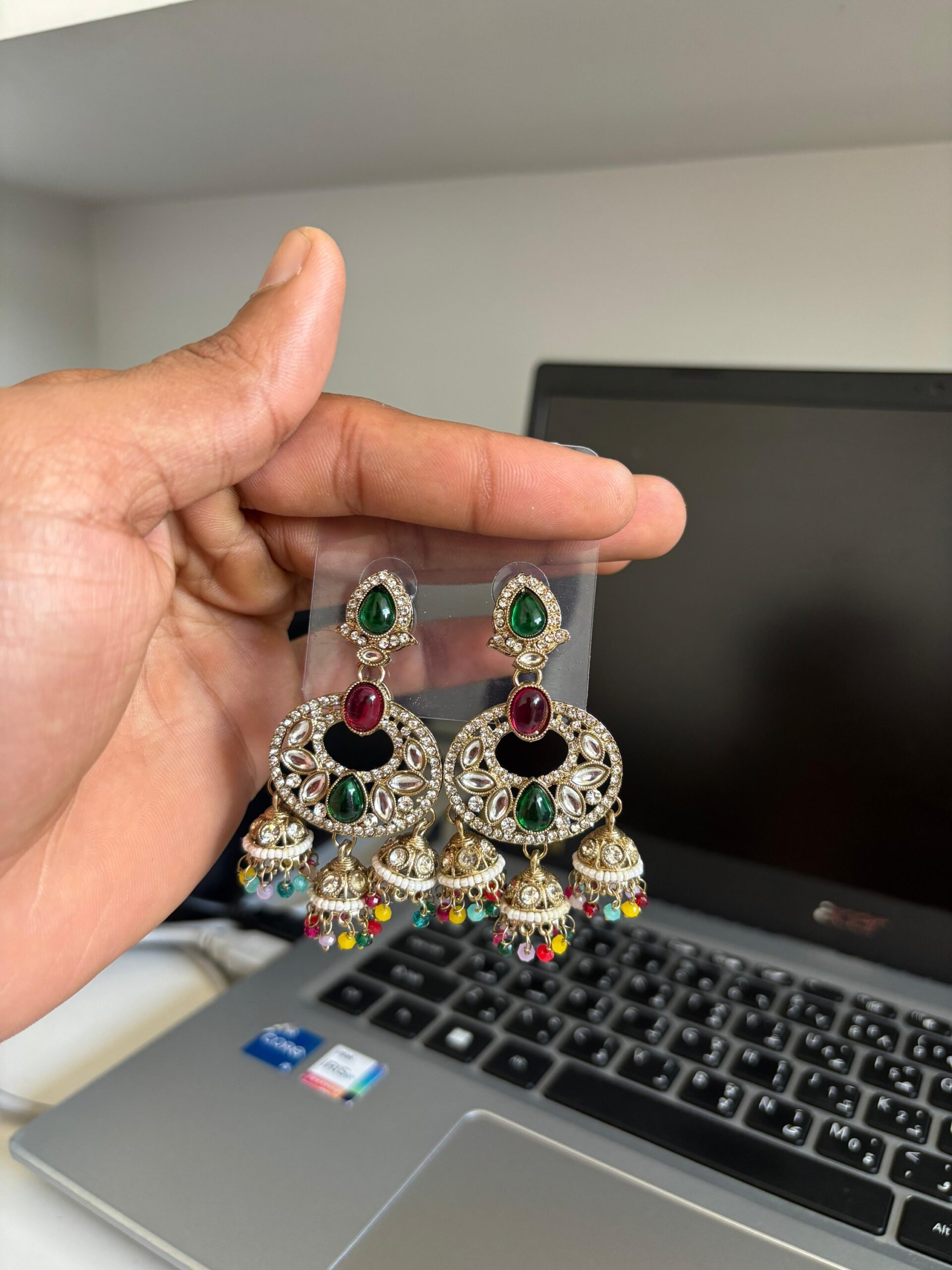 KUNDAN EARINGS