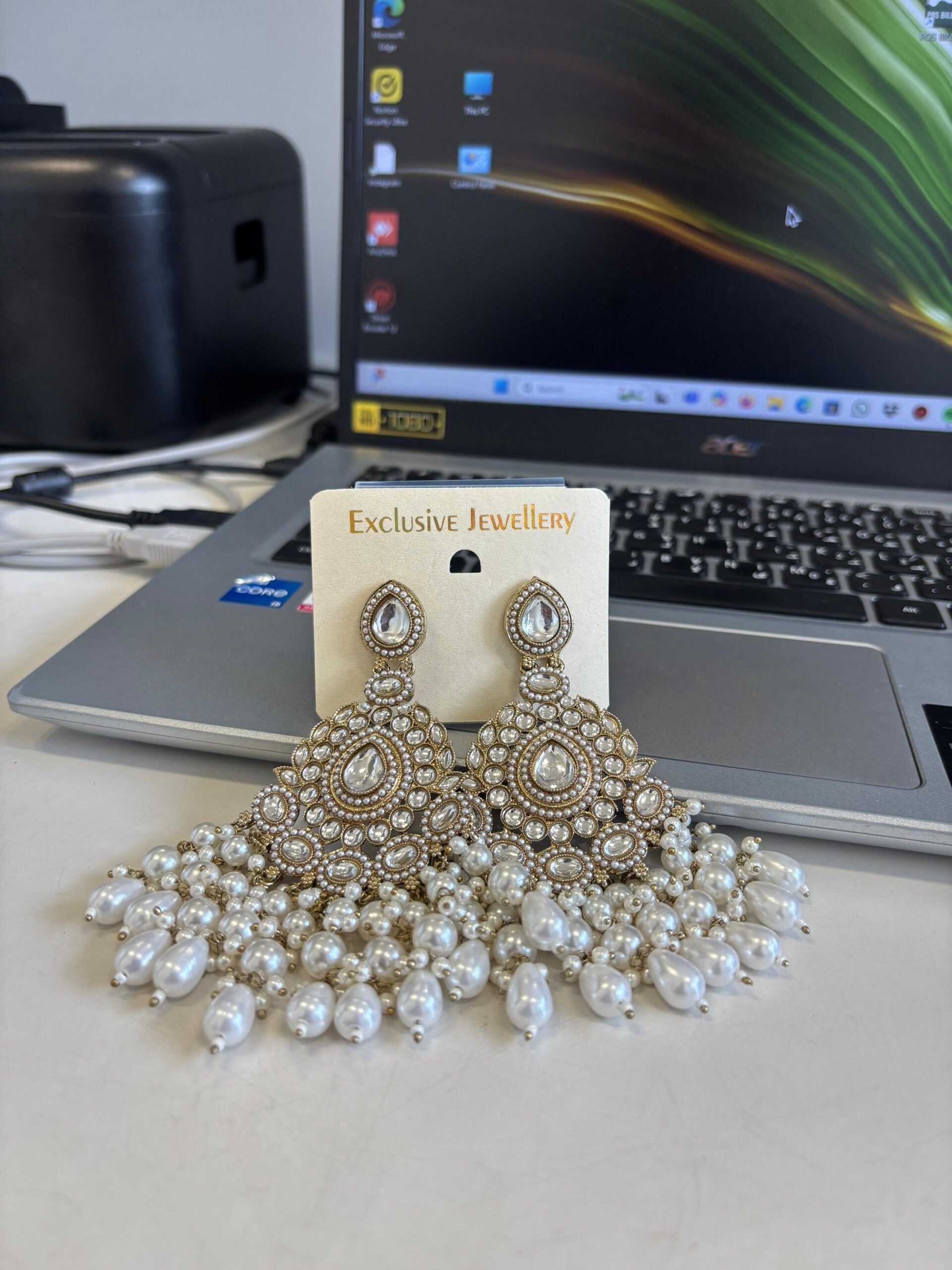 KUNDAN EARINGS