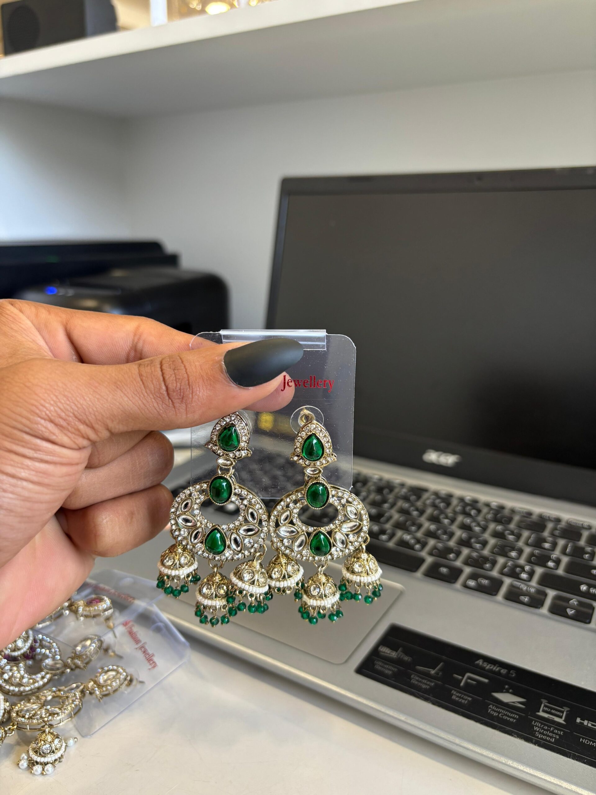 KUNDAN EARINGS