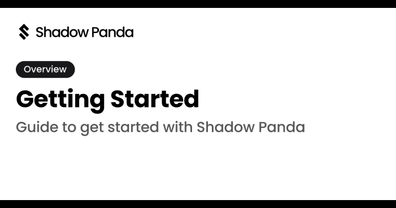 Getting Started Shadow Panda - Geometric Designs - Perfect Full HD Collection