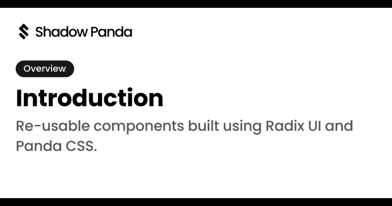 Input Shadow Panda - Modern Geometric Photo - Desktop