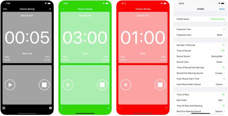 Boxing Interval Timer App - Premium Nature Background Gallery - Ultra HD