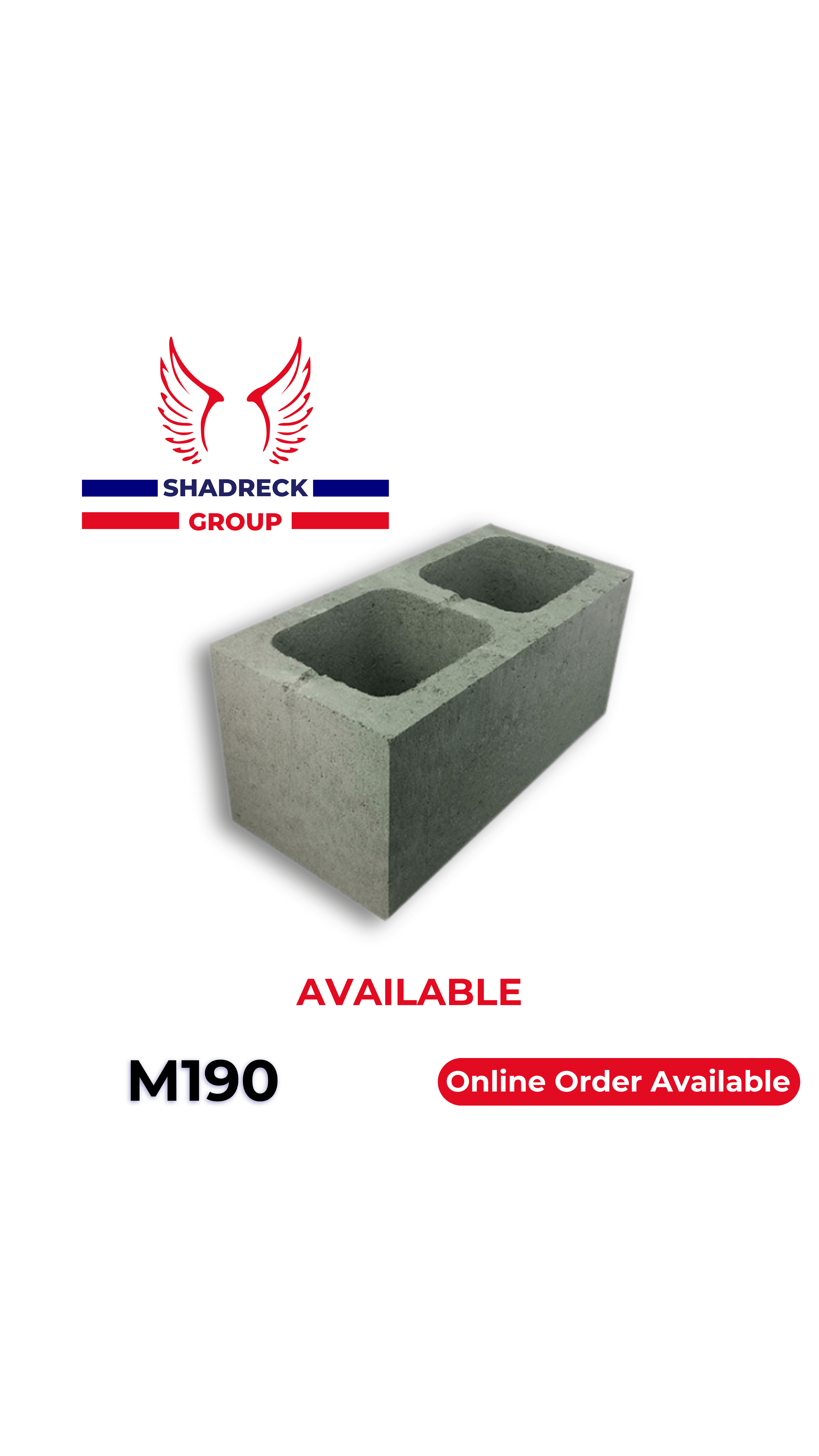M190 Cement Brick – Premium High-Performance Brick