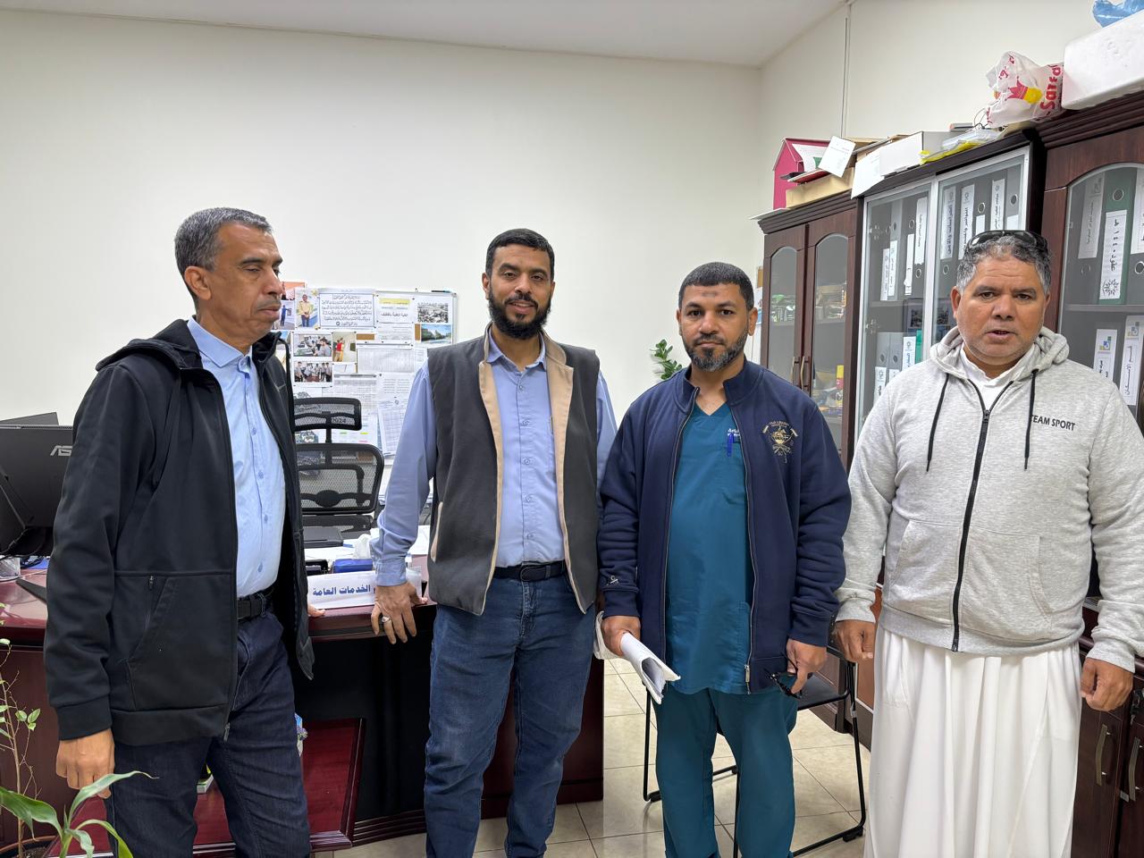 زيارة وفد من مكتب وزارة البيئة والمياه والزراعة لـــ " تقني القطيف "