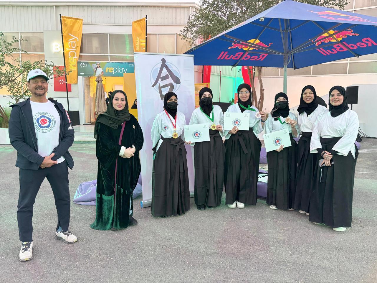 زارع وال الشيخ يتوجا بطلات دوري السيدات للايكيدو خبر 12 فبراير 2025 :