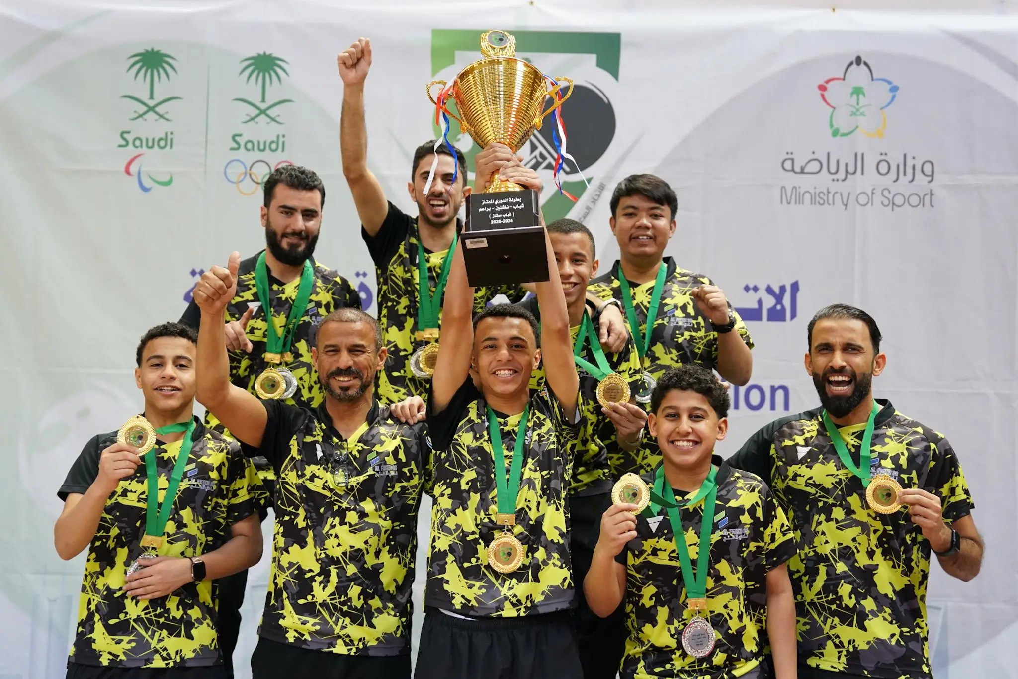 الاتحاد يحقق ثنائية براعم وناشئين الممتاز والفتح يتوج ببطولة الشباب